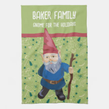 Rode groene en blauwe gnoom voor de Feestdagen