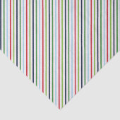 Rode, groene en blauwe strepen kerstpatroon tissuepapier (Detail)