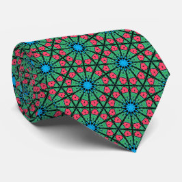 Rode groene en blauwe stropdas