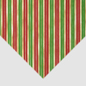 Rode, groene en gouden kerststrepen tissuepapier (Detail)