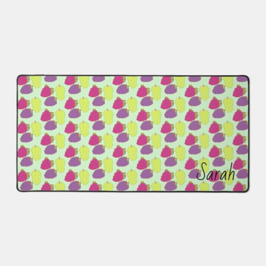 Rode, groene en Paarse druiven Bureaumat (Voorkant)