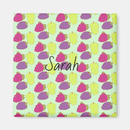 Rode, groene en Paarse druiven Magneet