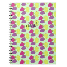 Rode, groene en Paarse druiven Notitieboek