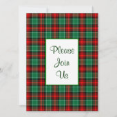 Rode groene feestdag - Aangepaste uitnodiging 5.5x (Voorkant)