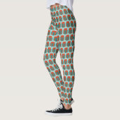 Rode groene feestdag kerstmis hanukkah cadeaudoos leggings (Links)
