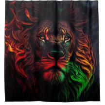 Rode Groene Gele Leeuw 01