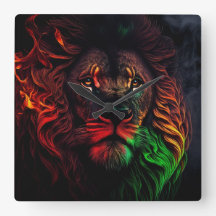 Rode Groene Gele Leeuw 01