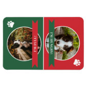 Rode groene hond is Fed Foto Magneet (Horizontaal)