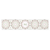 Rode Groene Kerst Klassieke Tafel Custom Korte Tafelloper (Horizontaal)