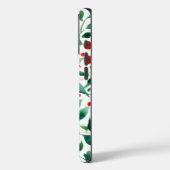 Rode/Groene Kerstbloemen iPhone / iPad hoesje (Achterkant / Links)