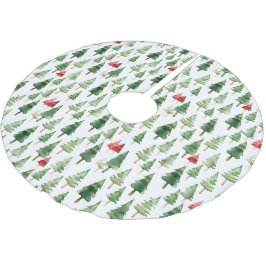Rode groene kerstbomen kerstboom rok