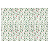 Rode groene kerstbomen tafelkleed (Voorkant (Horizontaal))