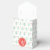 Rode & Groene Kerstboom Bedankdoosjes (Geopend)