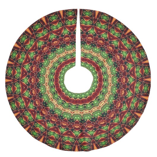 Rode Groene Kerstboom Kleed Rok (Voorkant)