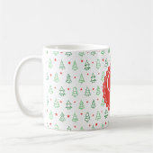 Rode & Groene Kerstboom Koffiemok (Links)
