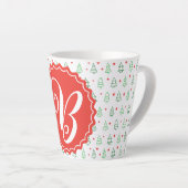 Rode & Groene Kerstboom Latte Mok (Rechterhoek)