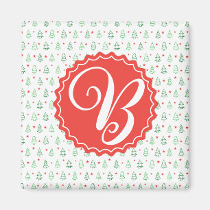 Rode & Groene Kerstboom Magneet