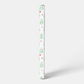 Rode & Groene Kerstboom Samsung Galaxy Hoesje (Linkerkant)