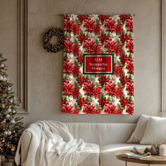 Rode Groene Kerstdeken Traditioneel Chic Cadeau Fleece Deken