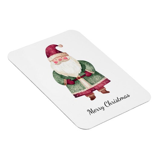 Rode groene kerstman magneet (Rechterzijde)