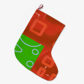 Rode Groene Kerstsok (Voorkant (Hangend))