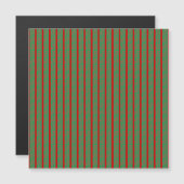 Rode Groene Kerstsok op Groen Rood (Voorkant / Achterkant)