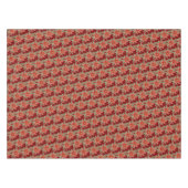 Rode groene kerstvakantie Poinsettia Botanical Tafelkleed (Voorkant (Horizontaal))