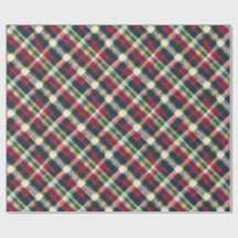 Rode Groene Marine Plaid Tartan Vakantie
