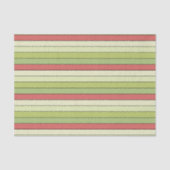 Rode groene meloen kleur strepen op Waterverf papi Tissuepapier (Voorkant)