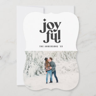 Rode + groene, moderne, abstracte fotovakantie feestdagenkaart