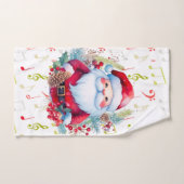 Rode groene Muzieknoten en Sinterklaas Bad Handdoek (Handdoek)