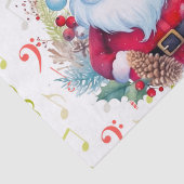 Rode groene Muzieknoten en Sinterklaas Tissuepapier (Detail)