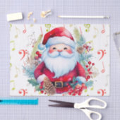 Rode groene Muzieknoten en Sinterklaas Tissuepapier (Craft)