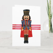 Rode Groene Notenkraker Kerstcadeau Feestdagen Kaart (Achterkant)