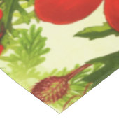 rode groene papavers zomerbloemen tafelkleed (Gekanteld)