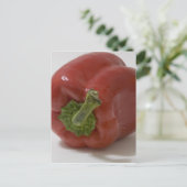 Rode Groene paprika Briefkaart (Staand voorkant)