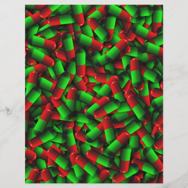 rode groene pillen (Voorkant)