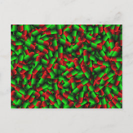 rode groene pillen briefkaart