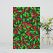 rode groene pillen briefpapier (Staand voorkant)
