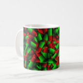 rode groene pillen koffiemok (Voorkant links)