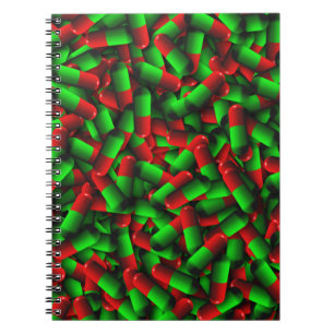 rode groene pillen notitieboek