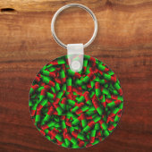 rode groene pillen sleutelhanger (Voorkant)