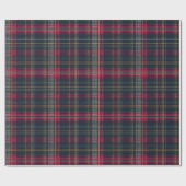  Rode Groene Plaid Tartan Vakantie Cadeaupapier (Vlak)