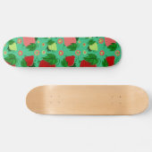 Rode groene roze aardbeien persoonlijk skateboard (Horizontaal)