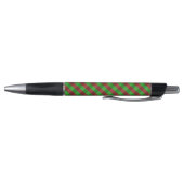 Rode & groene ruit glitter pen (Bodem)