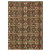 Rode Groene Sierlijke Kersttafelkleed Tafelkleed (Voorkant)