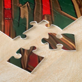 Rode Groene Sierlijke Legpuzzel (Zijkant)