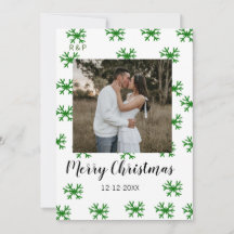 rode groene sneeuwvlokken tekst foto vrolijk kerst