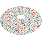 Rode Groene Sokken Kerstmis Holly Kerstboom Rok (Gekanteld)