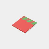 Rode groene strepen Persoonlijke 3x3 Post-it notit Post-it® Notes (Schuin)
